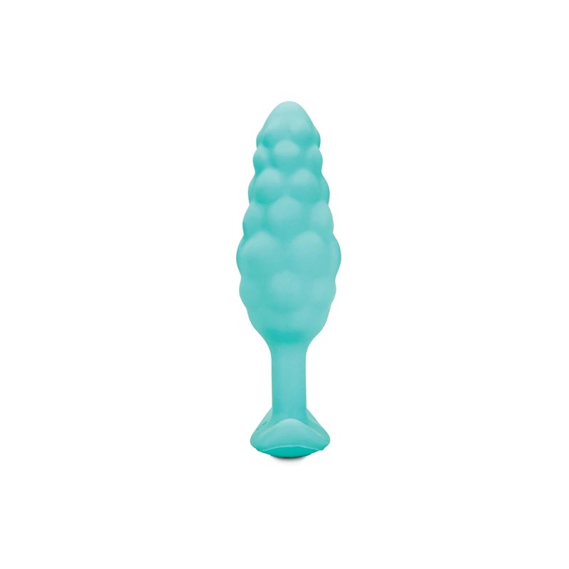 Plug analny wibrujący - B-Vibe Texture Plug Bump Mint